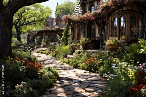 Obraz old stone house