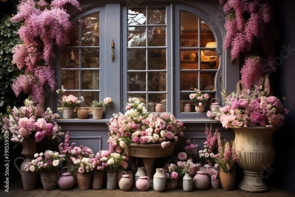 Obraz window with flowers