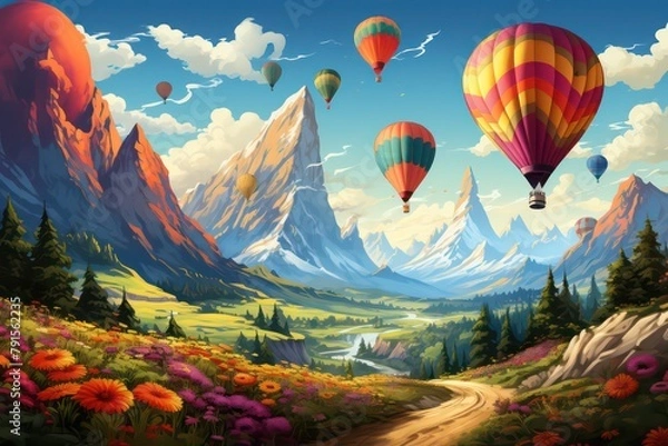 Obraz hot air balloon