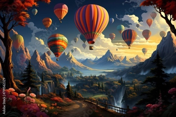 Obraz hot air balloon