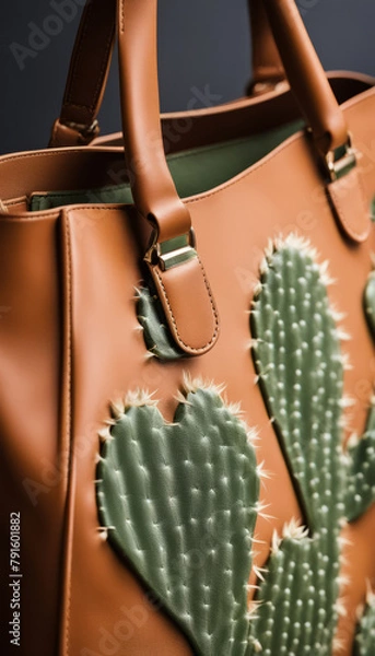 Obraz Bag with large cactus design