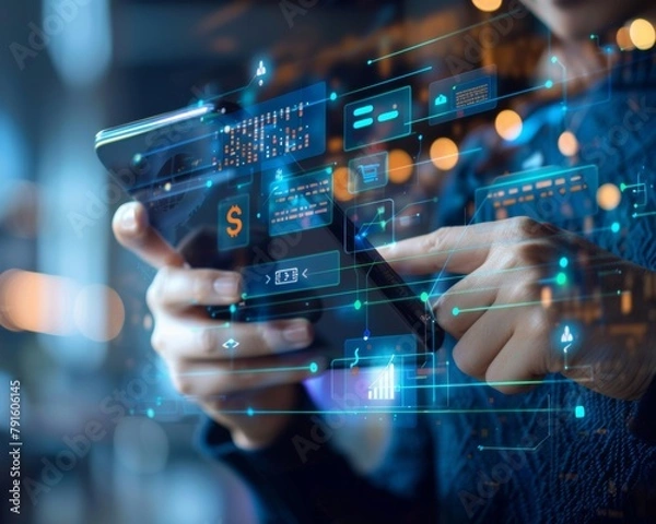 Obraz A finance tech demo