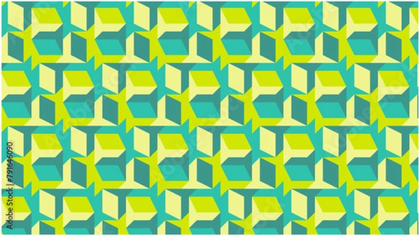 Obraz seamless geometric pattern