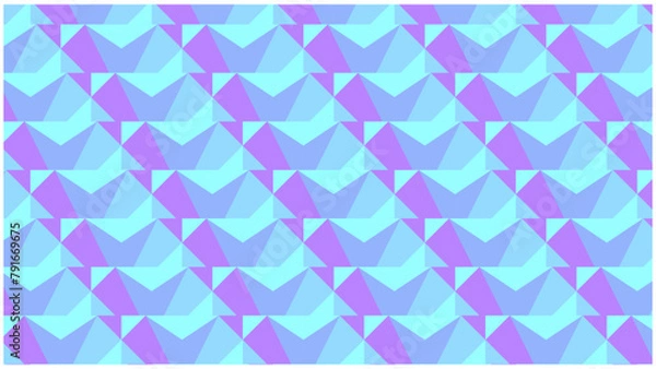 Obraz seamless geometric pattern