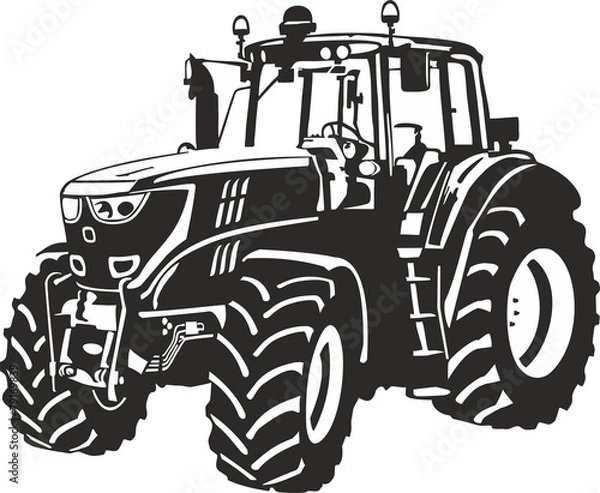 Fototapeta Tractor