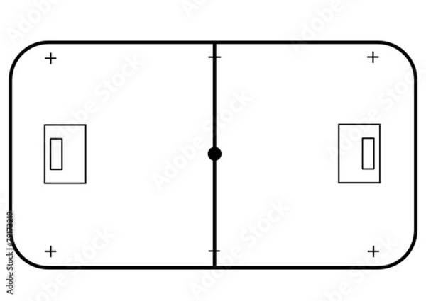 Obraz boisko do unihokeja