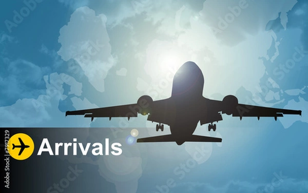 Obraz Aeroplane arrivals