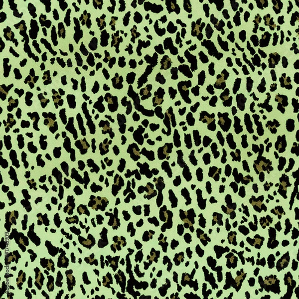 Obraz Leopard pattern design, illustration background Animal skin texture.