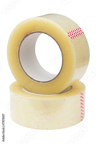 Obraz Two rolls of adhesive tape.