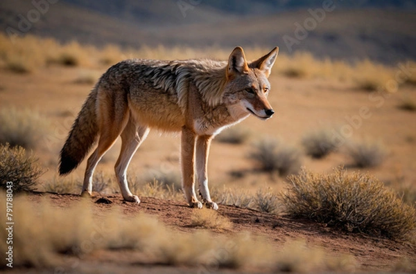Obraz Coyote With Beautiful Background