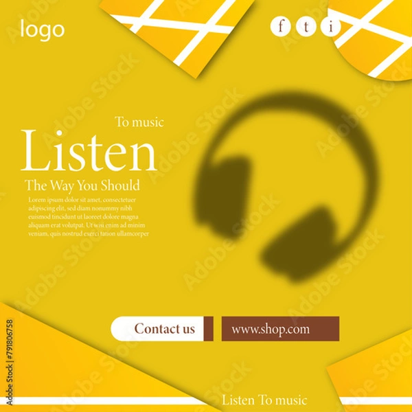 Obraz product post design