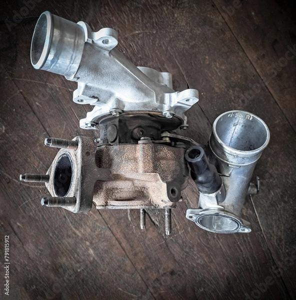 Obraz turbo engine spare parts