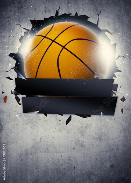 Obraz Basketball background