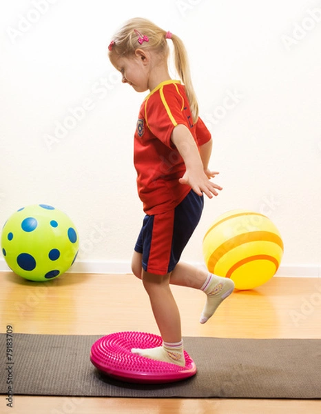 Fototapeta Gleichgewichtstraining