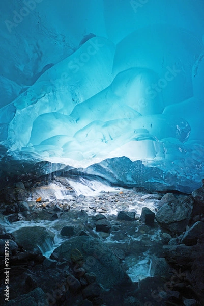 Obraz ice cave in alaska