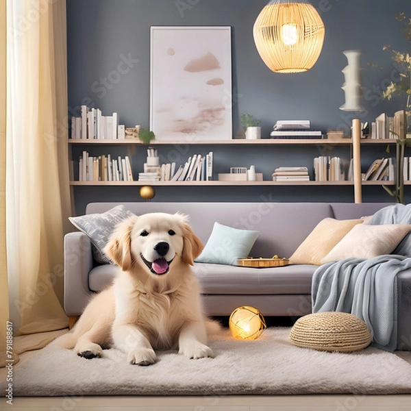 Obraz labrador retriever in room