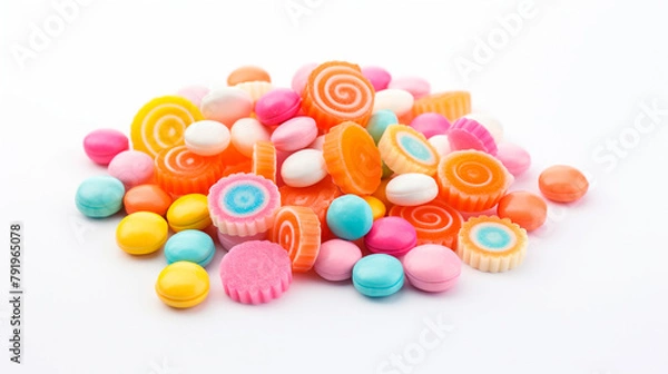 Obraz colorful easter egg isolated on white