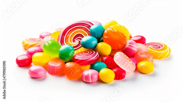 Obraz colorful easter egg isolated on white