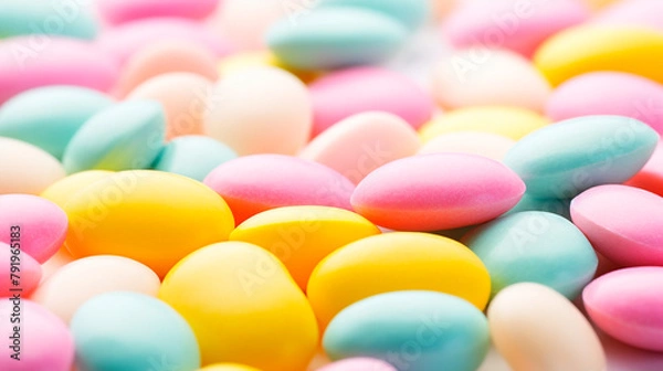 Obraz colorful easter egg isolated on white