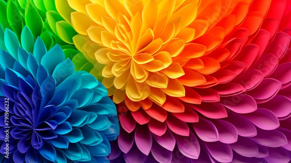 Obraz color spectrum rainbow background