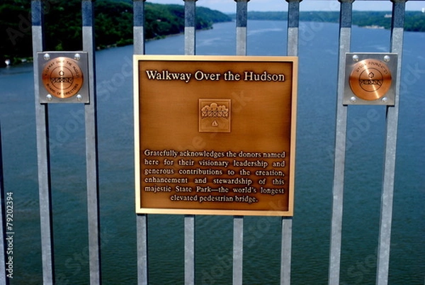 Obraz Poughkeepsie Bridge Walkway Over the Hudson NY USA