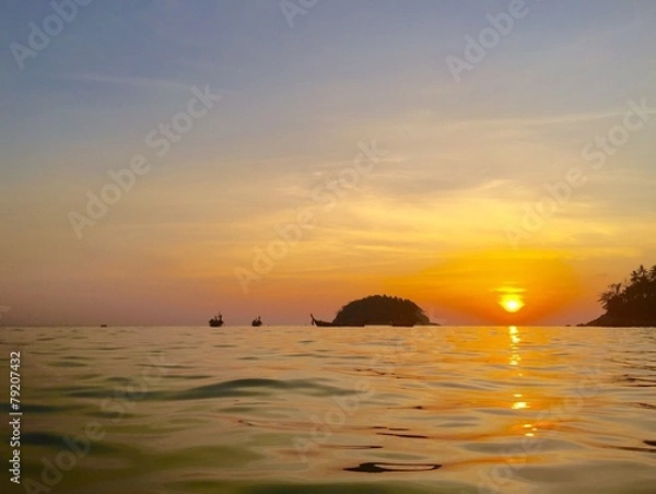 Obraz Kata beach sunset island