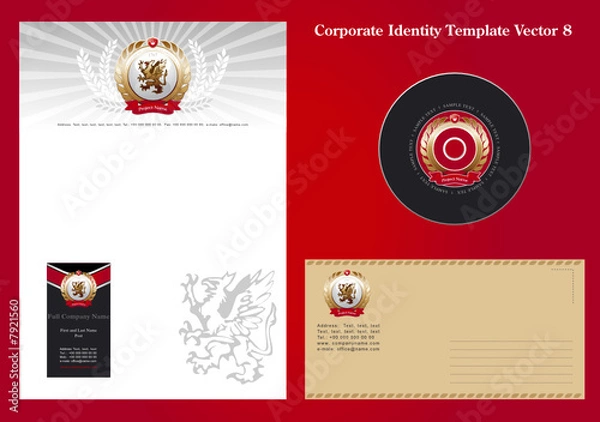 Obraz Corporate Identity Template Vector 8
