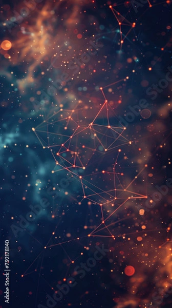 Fototapeta informatics lines