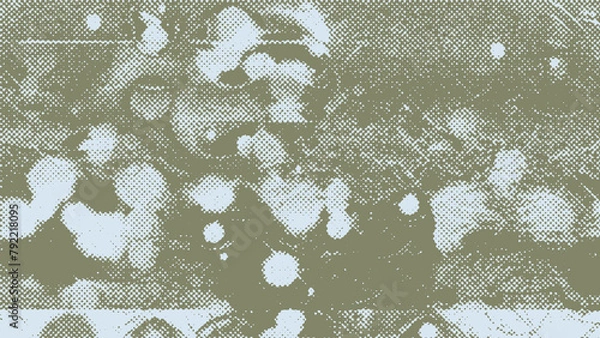Obraz Abstract halftone grunge texture background image.