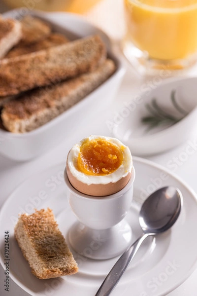Fototapeta Boiled egg