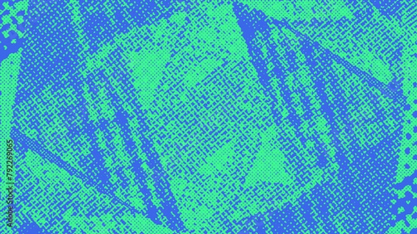 Obraz Abstract halftone grunge texture background image.
