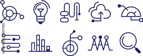 Fototapeta Digital Icon Illustration