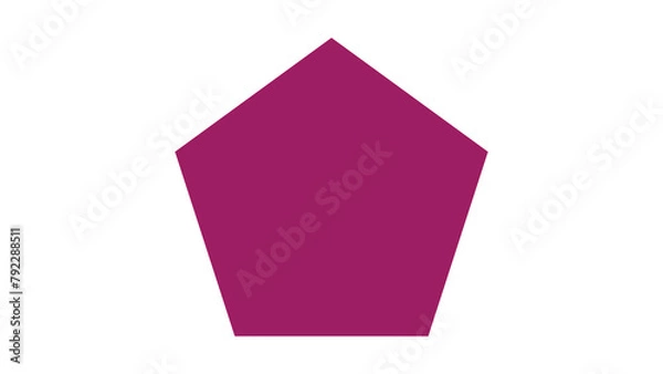 Fototapeta Polygon, shape icon.