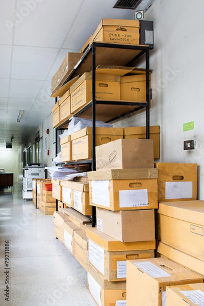 Obraz Document box in the office