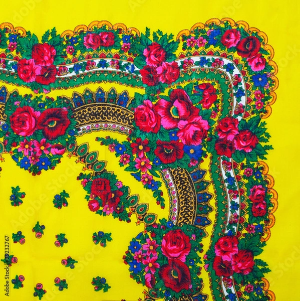 Obraz batik pattern on the scarf