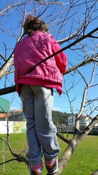 Obraz Subida al árbol