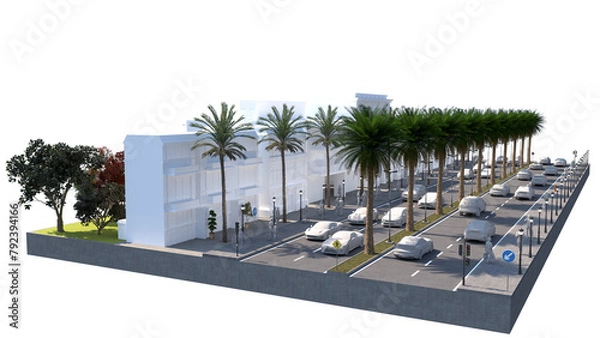 Fototapeta Traffic Street View