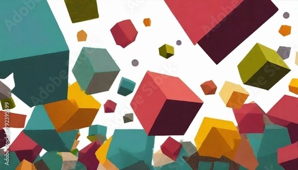 Obraz geometric pattern with triangles