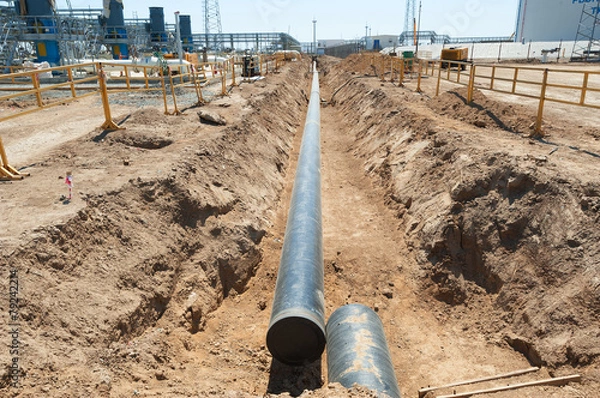 Obraz Pipeline construction
