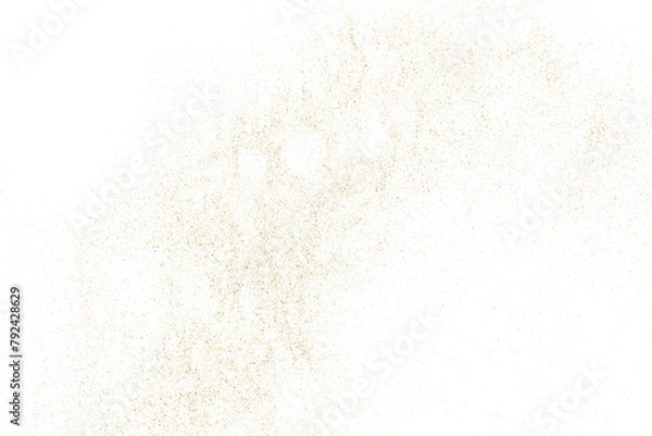 Obraz Gold vector texture on white background. Light golden pattern. Old paper surface. Yellow confetti illustration backdrop. Design element. EPS 10.	
