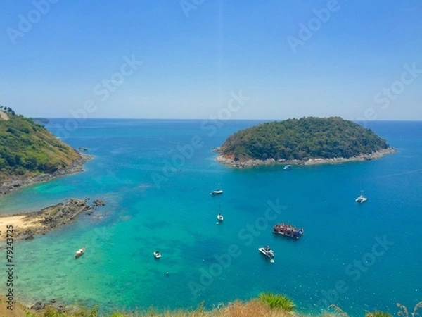 Obraz Yanui beach view from the Windmill viewpoint