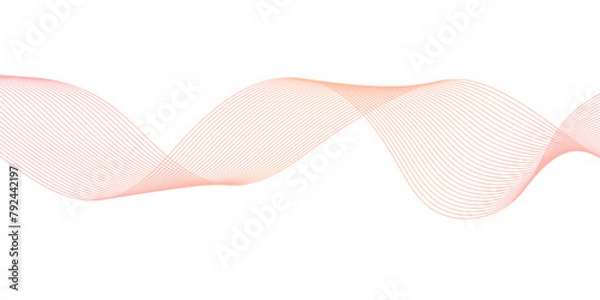 Obraz Abstract modern futuristic blend pink line energy sound waves technology concept background. colorful wave line in vector business texture. Pattern line blend curve flow futuristic background.