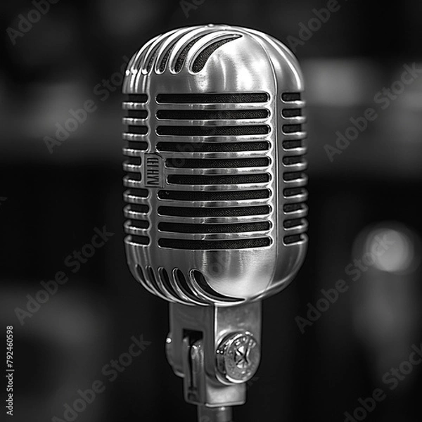 Obraz vintage microphone