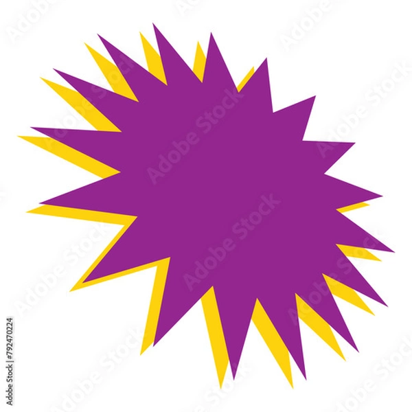 Fototapeta Explosion Shape