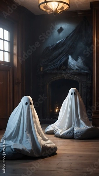 Fototapeta Ghosts in a room