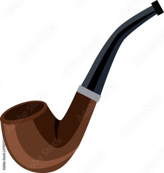 Obraz Smoking pipe icon