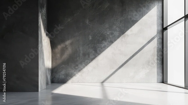 Obraz Minimalist Interior with Sunlight