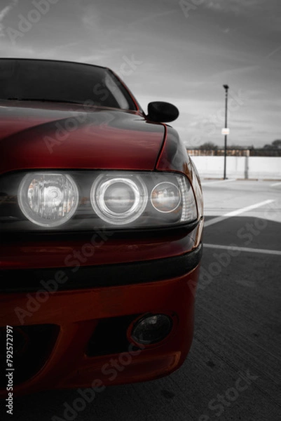 Fototapeta car headlight