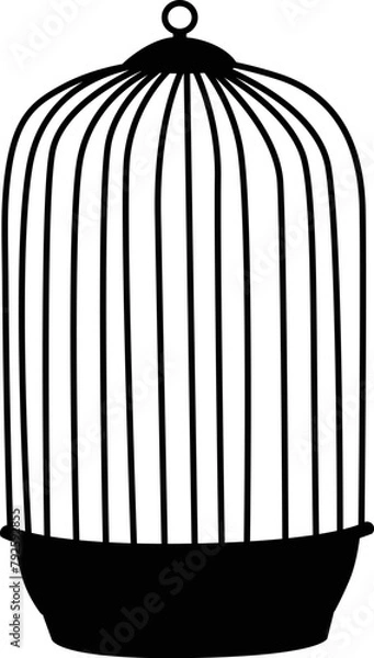 Obraz Bird cage icon