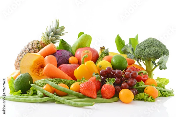 Fototapeta 新鮮な野菜と果物